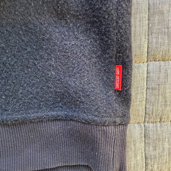 Topo Designs Global Wool Sweater - Men's Large - Navy - Picture 4 of 4